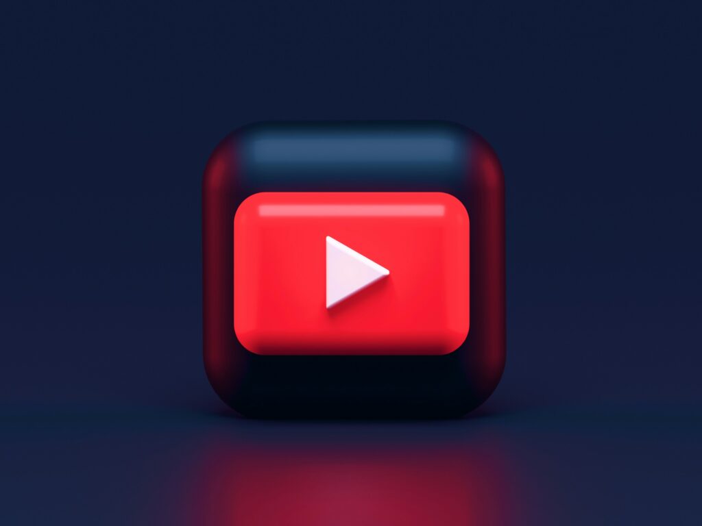 3D Version of the YouTube Logo