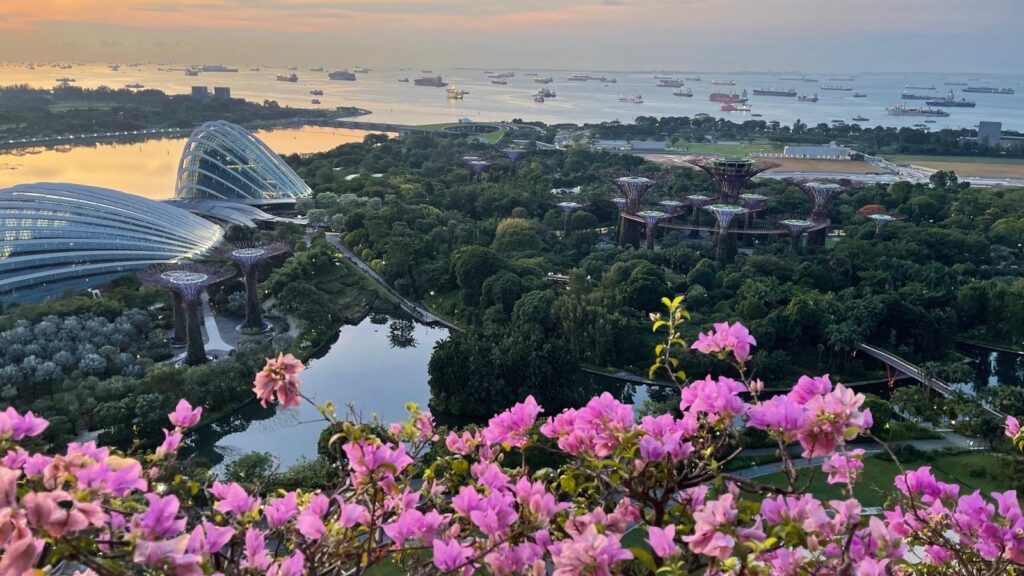 A view over Singapore